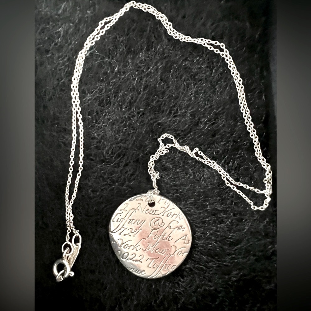 Tiffany &Co rare sterling silver necklace